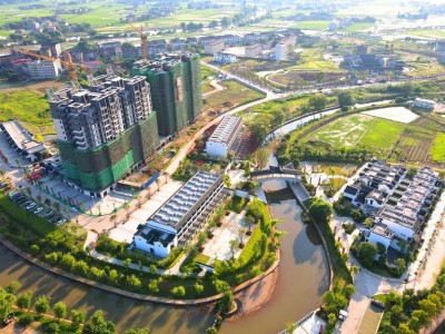 衡阳县珠江·御麟大院2021年6月高空航拍视频